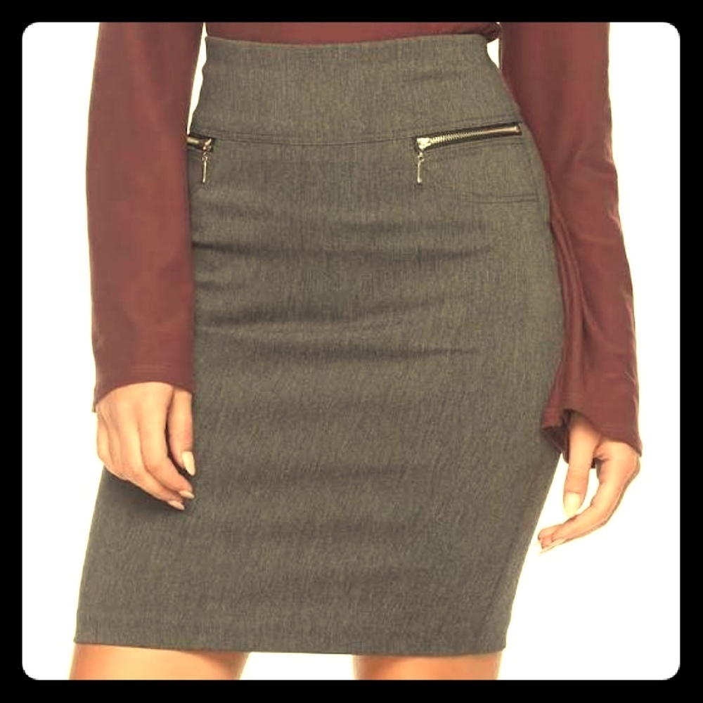 💎NWT💎Joe B Grey Pencil Skirt